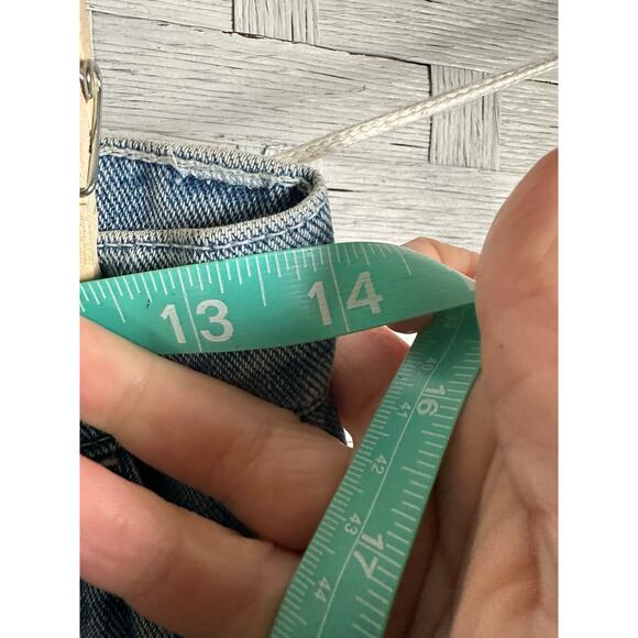 PacSun women’s jeans, high waisted patchwork cargo barrel cut packets streetwear - Picture 6 of 10